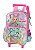 Kit Mochila de Rodinha e Estojo Barbie Coelho rosa - Luxcel - Imagem 4