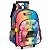 Mochila Rodinha + Estojo Duplo Rainbow high Preta Infantil - Imagem 2