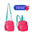 Mochila Rodinha + Lancheira + Estojo Box RB Rosa Matelassê - Imagem 3