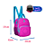 Mochila Rodinha + Lancheira + Estojo Box RB Roxo Matelassê - Imagem 3