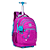Mochila Rodinha + Lancheira + Estojo Box RB Roxo Matelassê - Imagem 2