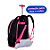 Mochila Rodinha + Lancheira + Estojo Box RB Preto Matelassê - Imagem 3