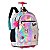 Kit Mochila Rodinhas + Estojo Box RB Prata Holográfica Candy - Imagem 2