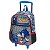 Mochila Carrinho + Lancheira + Estojo Sonic Let's Go Cinza - Imagem 2