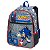 Mochila Costa + Lancheira + Estojo Sonic Top Speed Let's Go - Imagem 2