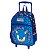 Kit Mochila Carrinho + Lancheira Sonic Azul Geomaze Brilhosa - Imagem 2