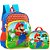 Kit Mochila de Costas e Lancheira Super Mario Tijolinho - Imagem 1