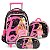 Kit Mochila Rodinha Estojo e Lancheira Barbie - Luxcel - Imagem 1