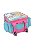 Kit Mochila Rodinha Lancheira E Estojo Barbie Unicórnio Rosa - Imagem 5