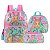 Kit Mochila Lancheira e Estojo Duplo Barbie Coelha Rosa - Imagem 1