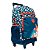 Mochila Rodinhas Unicornio + Lancheira + Estojo Box Azul - Imagem 3
