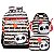 Kit Mochila de Costas Panda + Lancheira + Estojo Box - Imagem 1