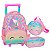 Mochila Rodinhas Unicornio + Lancheira + Estojo Magic Dreams - Imagem 1