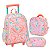 Kit Mochila Rodinhas + Lancheira + Estojo Fly Away Borboleta - Imagem 1