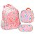 Kit Mochila Costas + Lancheira + Estojo Fly Away Borboleta - Imagem 1