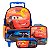 Kit Mochila Rodinhas + Lancheira + Estojo Carros Macqueen 3D - Imagem 1