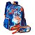 Mochila Costas + Estojo Duplo Dragon Ball Super Azul - Imagem 1