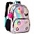 Mochila Costas + Lancheira + Estojo Box Holográfica Candy - Imagem 2