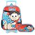 Kit Mochila de Rodinhas e Estojo Mônica e Sansão - Luxcel - Imagem 1