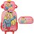 Kit Mochila De Rodinhas Lancheira e Estojo Barbie - Luxcel - Imagem 1