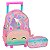 Mochila Rodinhas Unicornio + Estojo Triplo Magic Dreams - Imagem 1