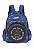 Mochila Escolar Costas Hot Wheels Pneu Azul Infantil - Imagem 1