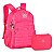 Mochila de Costas RB + Estojo Box Rosa c/ Chaveiro 3D - Imagem 1