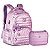 Kit Mochila de Costas + Estojo Box Grande RB Crinkle Lilás - Imagem 1