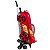 Mochila 3D de Rodinhas Infantil Cars Mcqueen Vermelha - Imagem 4