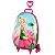 Mochila 3D de Rodinhas Infantil Fada Sininho Rosa - Imagem 3
