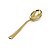 8Un Colher de Sobremesa Linha Gold Premium Dourado - Imagem 1