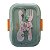 Kit Squeeze 500ml e Porta lanche c/ Talheres Lanche Azul - Imagem 2