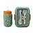 Kit Squeeze 500ml e Porta lanche c/ Talheres Lanche Azul - Imagem 1