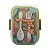 Kit Squeeze 500ml e Porta lanche c/ Talheres Lanche Verde - Imagem 2