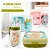 Kit Squeeze 500ml e Porta lanche c/ Talheres Lanche Rosa - Imagem 4