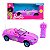 Carrinho da Barbie Rosa Controle Remoto c/ 3 Funções - Imagem 1