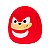 Almofada Squishmallows de Pelúcia Knuckles the Echidna 20cm - Imagem 2