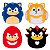 4Un Almofadas Squishmallows Pelúcia Sonic e Personagens 20cm - Imagem 1