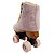 Patins Camurça Ajustável Rosa 4 Rodas California 31 a 34 - Imagem 3