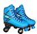 Patins Roller Skate Ajustável Azul 4 Rodas 35 a 38 - Imagem 1