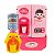 Brinquedo Cozinha Feliz Mini Freezer + Bebedouro Rosa - Imagem 1