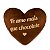 Coração de Pelúcia Chocolate 50cm Dia dos Namorados - Imagem 1