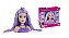 Barbie Mini Styling Head Special Hair Lilás Cabelo de tricô - Imagem 1