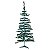 Arvore de Natal Nevada 120cm Decorativa 110 Galhos - Imagem 1