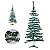 Arvore de Natal Nevada 120cm Decorativa 110 Galhos - Imagem 2