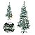 Arvore de Natal Nevada 180cm Decorativa 320 Galhos - Imagem 2
