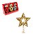 Estrela Enfeite Arvore de Natal Decorativa Amarela 18cm - Imagem 2