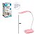 Luminária de Mesa Portatil Recarregavel Rosa 38cm - Imagem 1