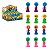 Brinquedo Jump Crazy Caretas Aperta e Pula Colorido - Imagem 1