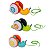 Brinquedo Bichinho de Puxar Caracol c/ Musica e Luzes - Imagem 1